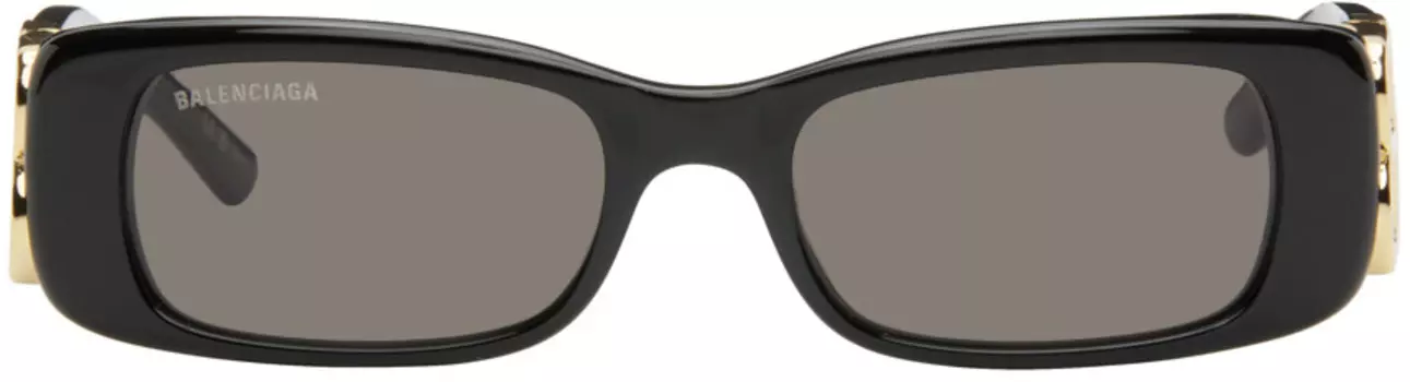 Солнцезащитные очки Dynasty Rectangle Balenciaga, черный