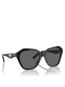Солнцезащитные очки Emporio Armani, черный