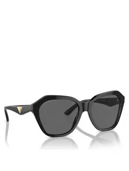 Солнцезащитные очки Emporio Armani, черный