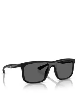Солнцезащитные очки Emporio Armani, черный