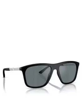 Солнцезащитные очки Emporio Armani, черный