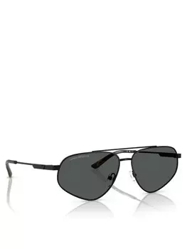 Солнцезащитные очки Emporio Armani, черный