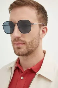 Солнцезащитные очки Emporio Armani, черный