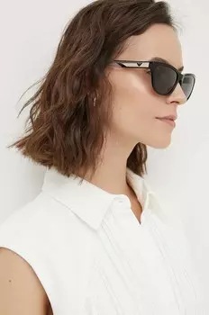 Солнцезащитные очки Emporio Armani, черный