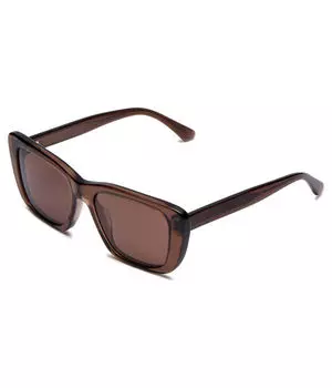 Солнцезащитные очки Emporio Armani, коричневый