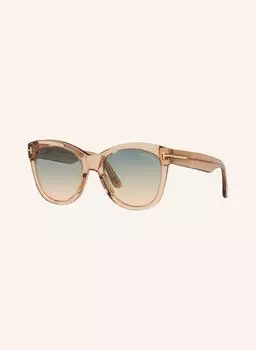 Солнцезащитные очки ft0870 wallace TOM FORD, светло-коричневый/зеленый градиент