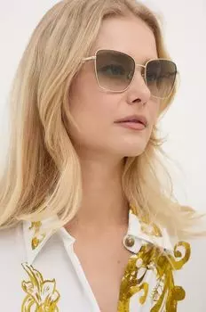 Солнцезащитные очки Furla, серебро