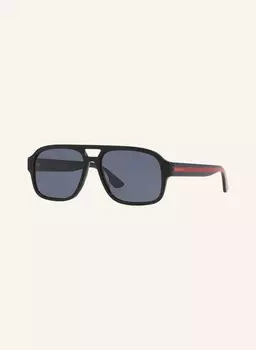 Солнцезащитные очки gc001856 GUCCI, цвет 1100L1 SCHWARZ/SCHWARZ VERSPIEGELT