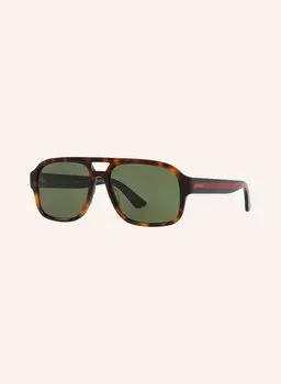 Солнцезащитные очки gc001856 GUCCI, цвет 1890J1 - HAVANA/GRN