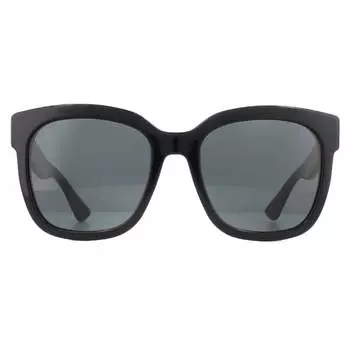 Солнцезащитные очки gg0034s 001 серые Gucci, черный