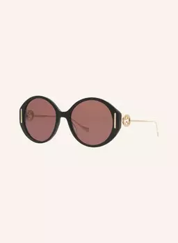 Солнцезащитные очки gg1202s GUCCI, цвет 1100D1 - SCHWARZ/LILA