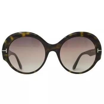 Солнцезащитные очки Ginger ft0873 52f Tom Ford, коричневый