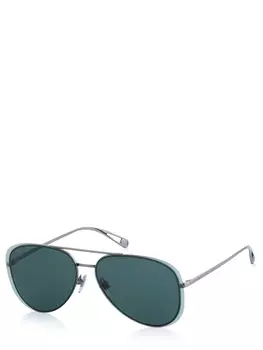 Солнцезащитные очки Giorgio Armani, серебряный