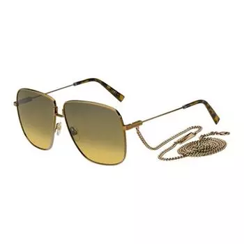 Солнцезащитные очки GIVENCHY Square Unisex Gold