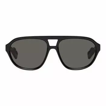 Солнцезащитные очки Gucci Aviator, черный