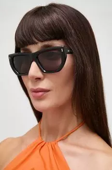 Солнцезащитные очки Gucci, черный