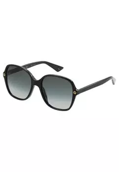 Солнцезащитные очки Gucci, черный/серый
