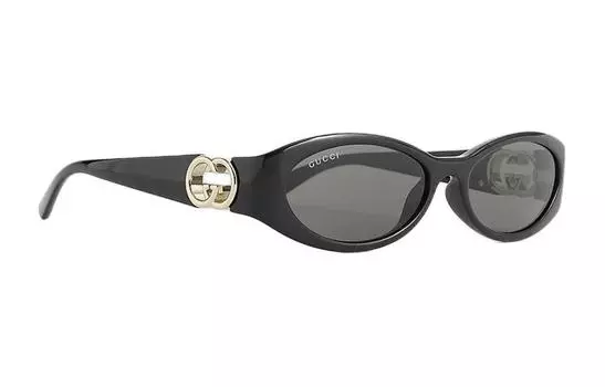 Солнцезащитные очки Gucci Oval, черный