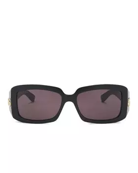 Солнцезащитные очки Gucci Rectangular, черный