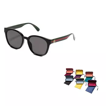Очки солнцезащитные Gucci Unisex, черный / красный / зеленый