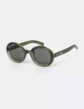 Солнцезащитные очки Gucci, зеленый