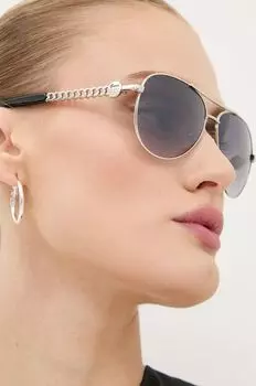 Солнцезащитные очки Guess, серебряный
