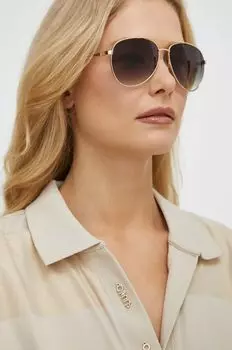 Солнцезащитные очки Guess, золото