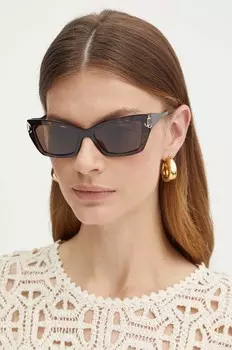 Солнцезащитные очки Jimmy Choo, коричневый