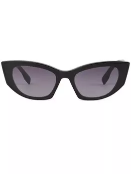 Солнцезащитные очки K/Signature с вырезом Karl Lagerfeld, черный