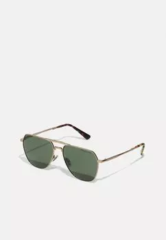 Солнцезащитные очки Keswick Michael Kors, блестящие золотистые/оливково-зеленые