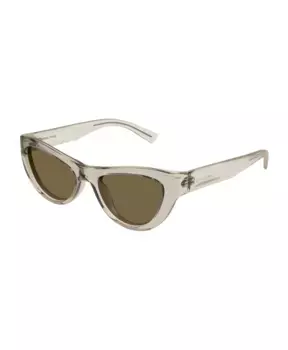 Солнцезащитные очки «кошачий глаз» sl 676 005 Saint Laurent, бежевый