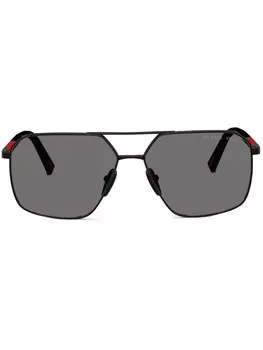 Солнцезащитные очки Linea Rossa Prada Linea Rossa, черный