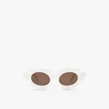 Солнцезащитные очки Loewe x paula's ibiza g000270x03 из ацетата в форме цветка Loewe, белый