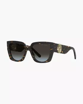 Солнцезащитные очки Marc Jacobs Square Cutout, цвет Havana