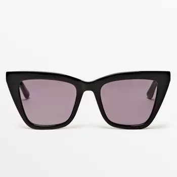 Солнцезащитные очки Massimo Dutti Cateye, черный