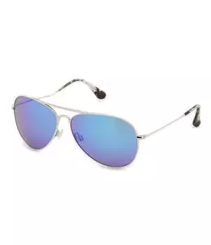 Солнцезащитные очки Maui Jim Mavericks PolarizedPlus2 Aviator 61 мм, серебро