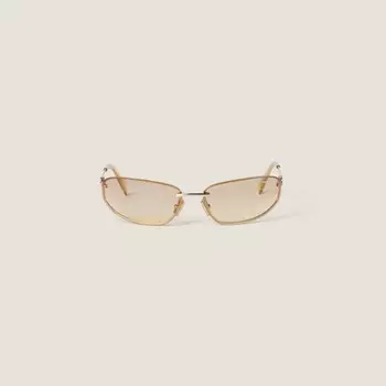 Солнцезащитные очки Miu Miu, желтый