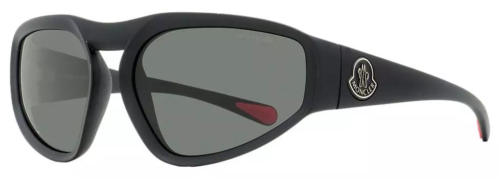 Солнцезащитные очки Moncler Pentagra мужские ML0248 02A матово-черные 62 мм