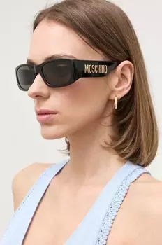 Солнцезащитные очки Moschino, черный