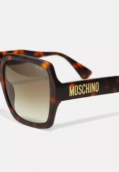 Солнцезащитные очки MOSCHINO, коричневый