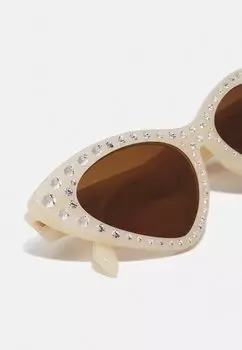 Солнцезащитные очки MOSCHINO, кремовый