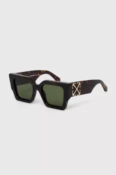 Солнцезащитные очки Off-White, коричневый