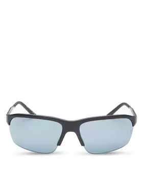 Солнцезащитные очки Oliver Peoples Shield, 65 мм, черный