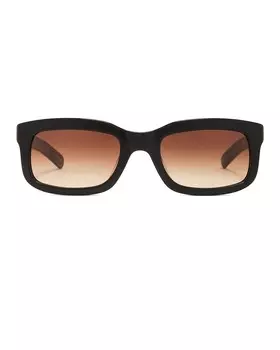 Солнцезащитные очки Палмер Flatlist, цвет Solid Black & Brown Gradient