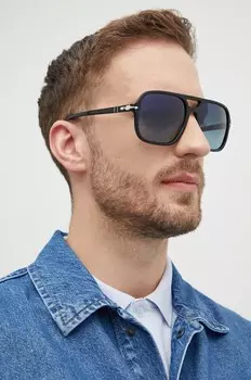 Солнцезащитные очки Persol, черный