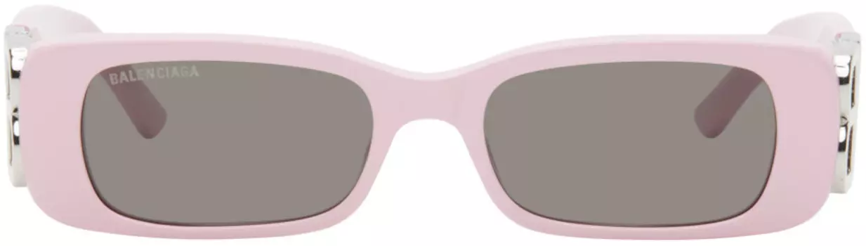 Солнцезащитные очки Pink Dynasty Rectangle Balenciaga