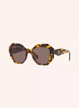 Солнцезащитные очки pr16ws Prada, коричневый