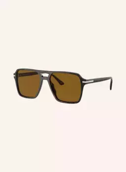 Солнцезащитные очки pr 20ys Prada, коричневый