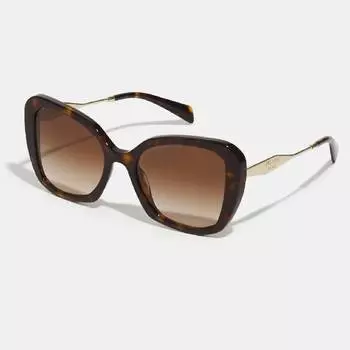 Солнцезащитные очки Prada, коричневый