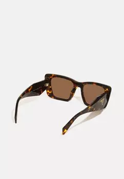Солнцезащитные очки Prada, темно-коричневые